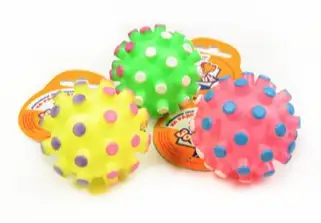 Зооник игрушка для собак Мяч-мина средняя, в ассортименте