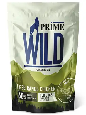 Prime Wild GF Free Range сухой беззерновой корм для взрослых собак и щенков мелких пород с курицей