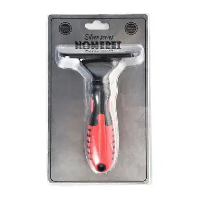 Homepet SILVER SERIES  расческа триммер для собак и кошек 94 зуба