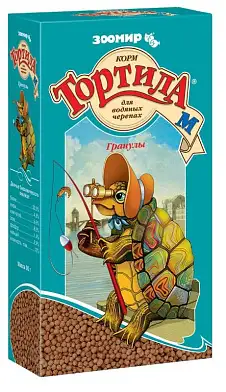 ЗООМИР Тортила-М корм для водных черепах (гранулы)