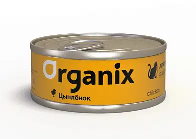 Organix консервы для кошек с цыпленком